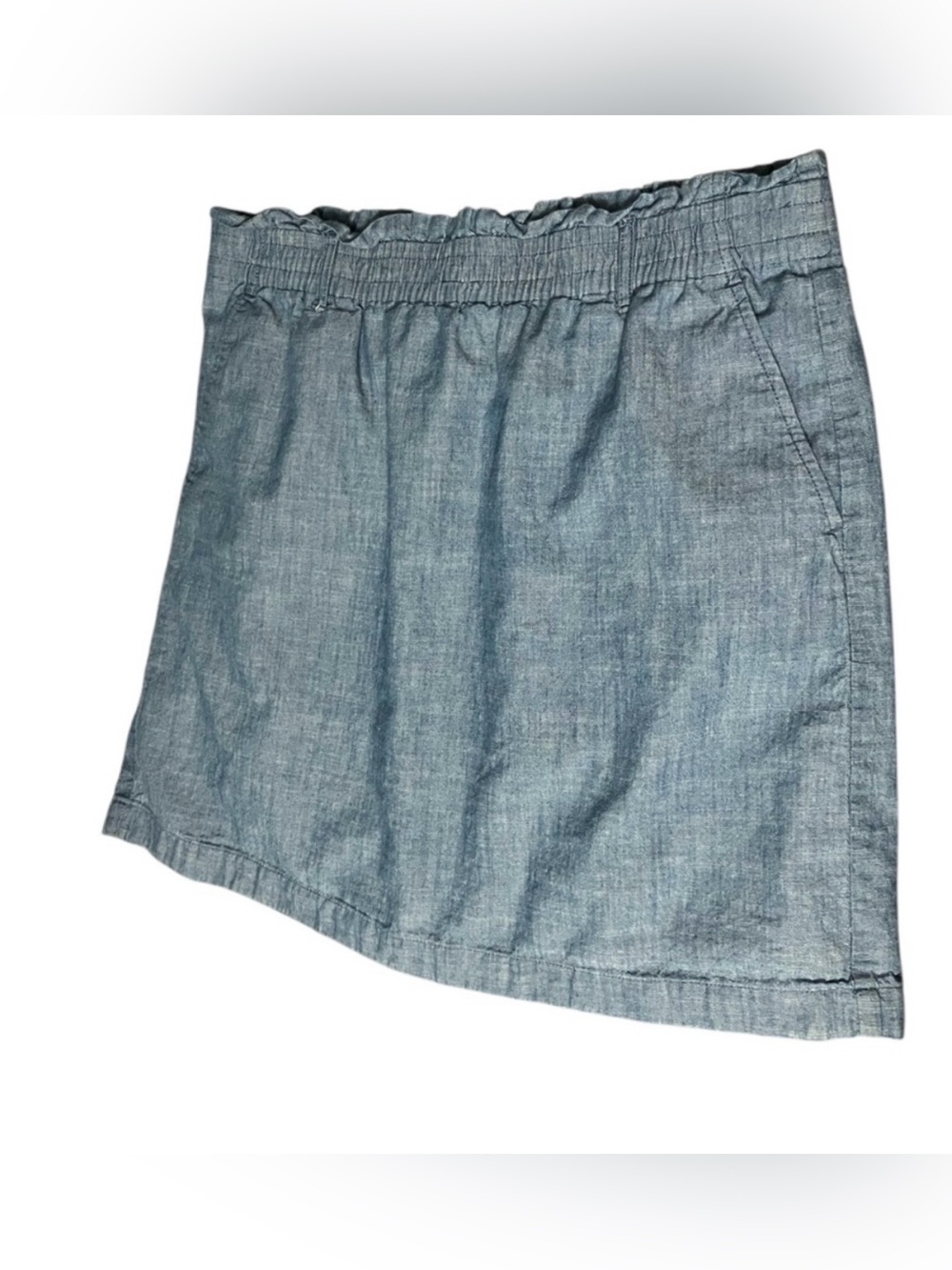 J Crew chambray city skirt